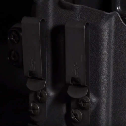 Tenicor SAGAX LUX AIWB holster for Glock 19, light-bearing, low-profile concealed carry design
