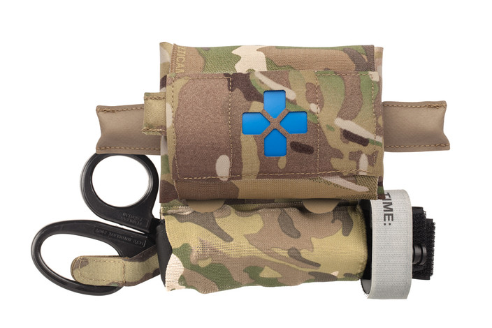 Shear Hammock TQ holder for trauma kit in Multicam