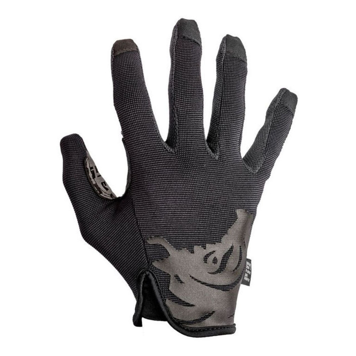 SKD Tactical PIG FDT Delta tactical utility glove in black with touchscreen thumb and finger, slip-on design