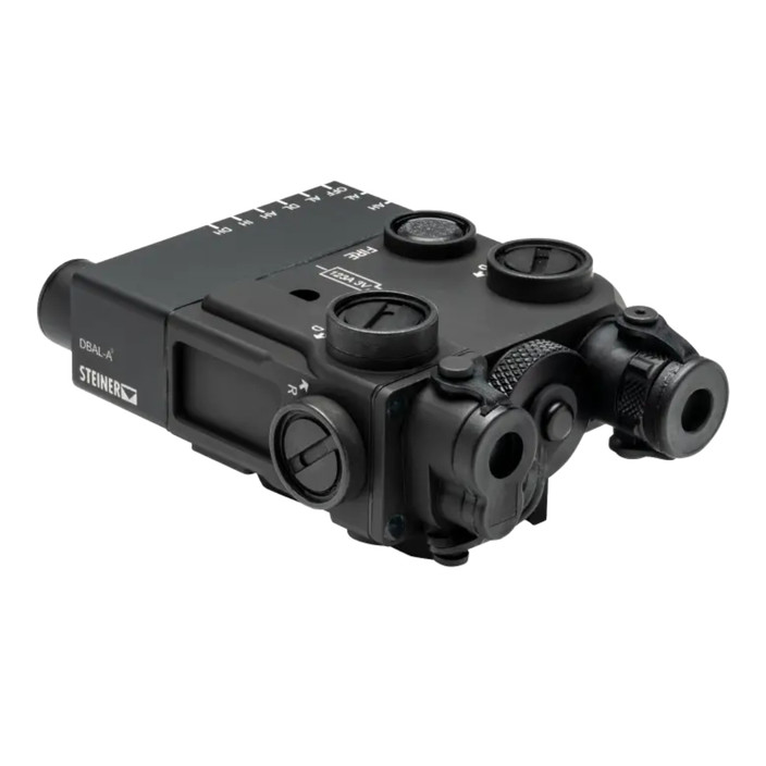 Steiner DBAL-A3 IR dual aiming device with green laser and adjustable IR illuminator for precision use