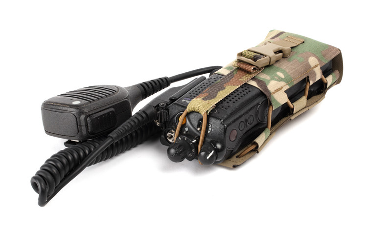 The Handheld Radio Pouch holds an XTS Motorola Radio