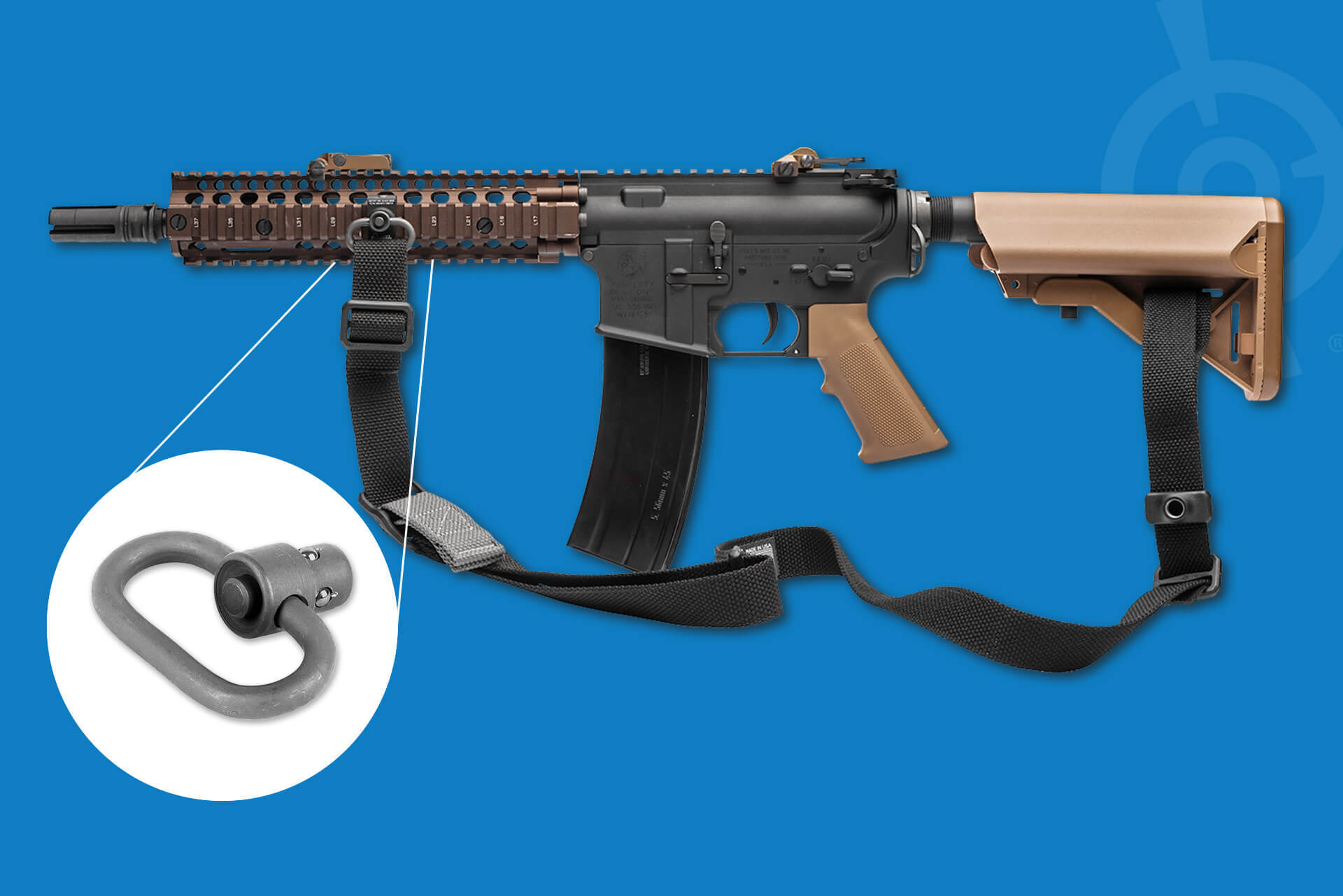 Push Button Swivel on M4A1
