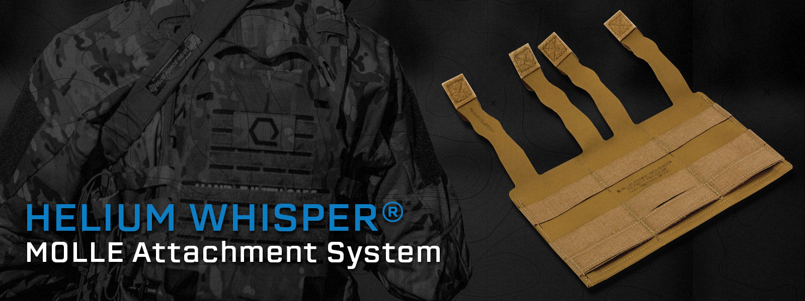 Helium Whisper MOLLE Attachment System