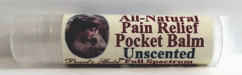 tube of Pearl's Gold pocket sized pain relief balm