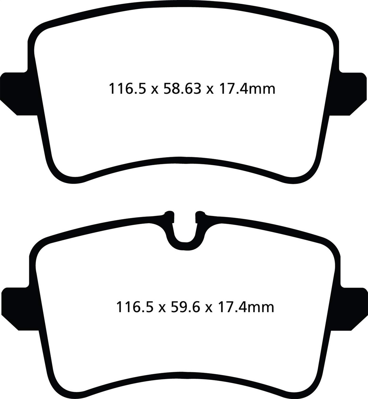 Yellowstuff balatas traseras Audi A6/A7/A8