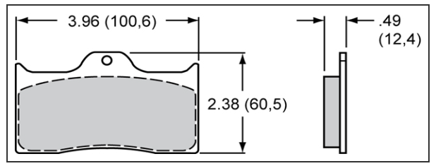 Balatas BP-10 para caliper 7112