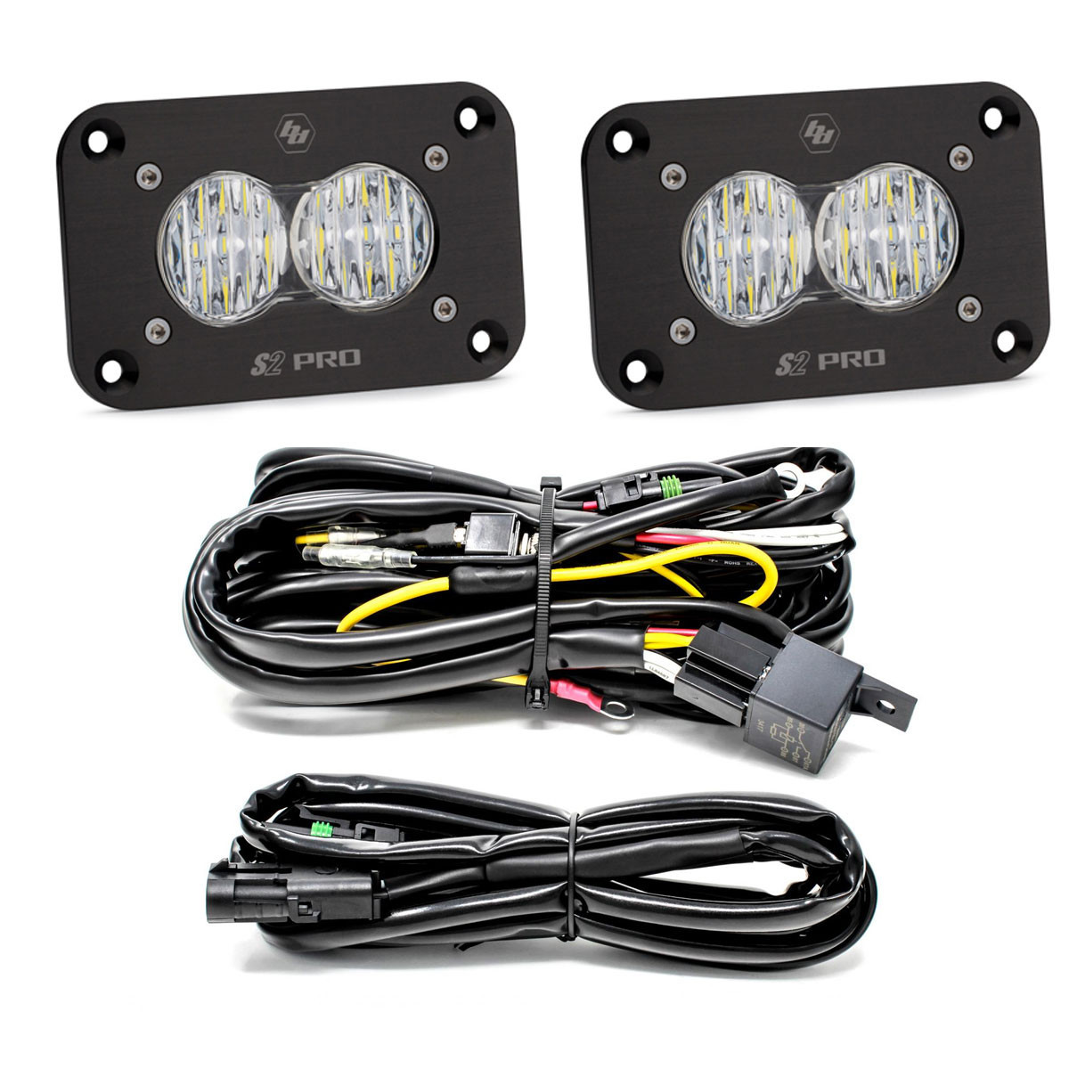 Faros LED S2 Pro de reversa luz blanca universal