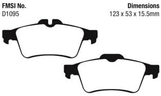 Yellowstuff balatas traseras Chevrolet/Ford/Mazda