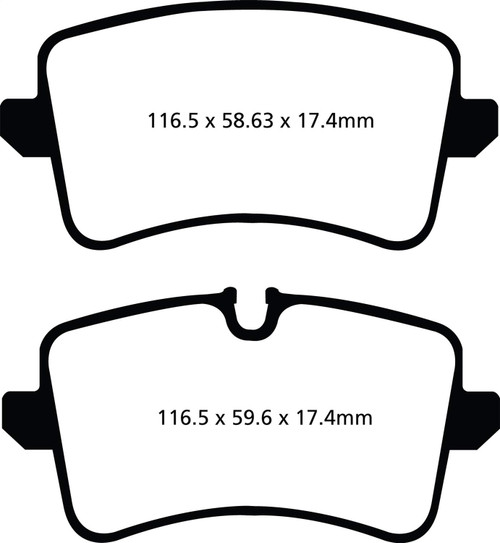 Yellowstuff balatas traseras Audi A6/A7/A8