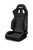 Asiento de calle R100 negro/negro