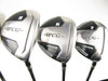 Set of 4 Warrior WCG Pro Edge Woods 1w,3w,5w,7w, with Graphite Regular