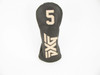 PXG Premium Leather White Raised Lettering 5 wood Headcover