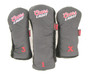 NEW Set of 3 Coors Light Golf Headcovers Driver, 3 wood, X wood, by AM&E