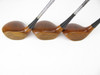 Set of 3 Butchart-Nicholls Genuine Model Woods 1 wood, 2 wood, 4 wood with Steel Regular