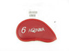 NEW Honma Golf iron cover 6 Headcover RED