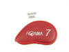 NEW Honma Golf iron cover 7 Headcover RED