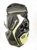 Live Lucky Clover Cart Golf Bag 5 Dividers BLACK/GREEN