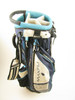 Maxfli Flo 4.0 Stand Carry Golf Bag Blue/White 5 Dividers