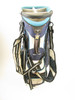 Maxfli Flo 4.0 Stand Carry Golf Bag Blue/White 5 Dividers