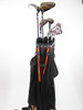 LEFT HAND Maxfli Varsity Set 1W,3W,3H,4H,5,7,9,SW Graphite/Steel +HC