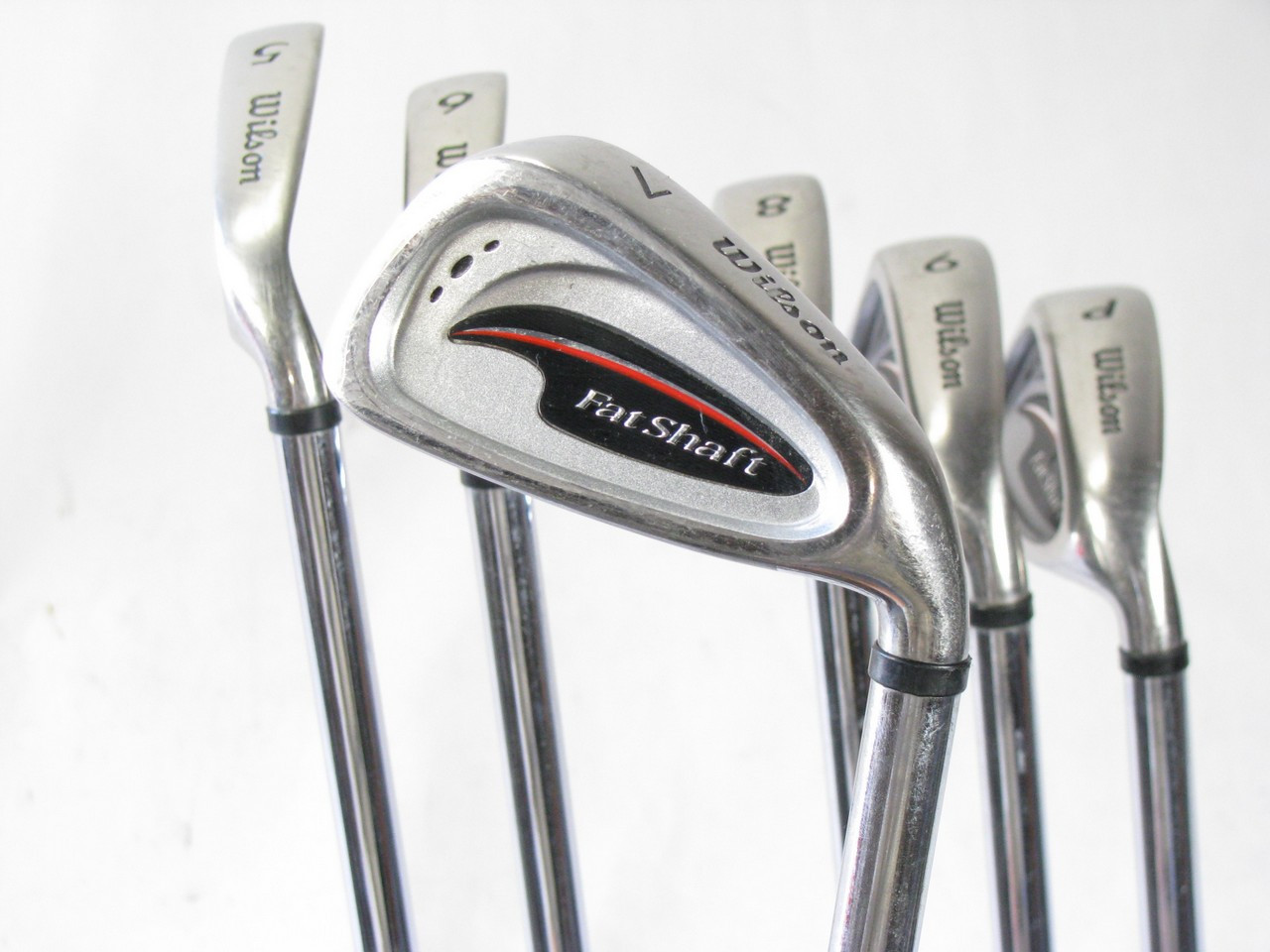 Wilson Fatshaft IV iron Set 5-PW w/ Steel Regular Flex (Out of