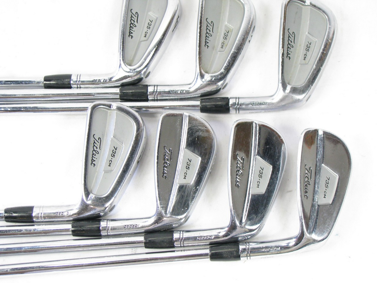 Titleist 735.CM Forged Chrome iron set 4-PW w/ Steel NS Pro Stiff