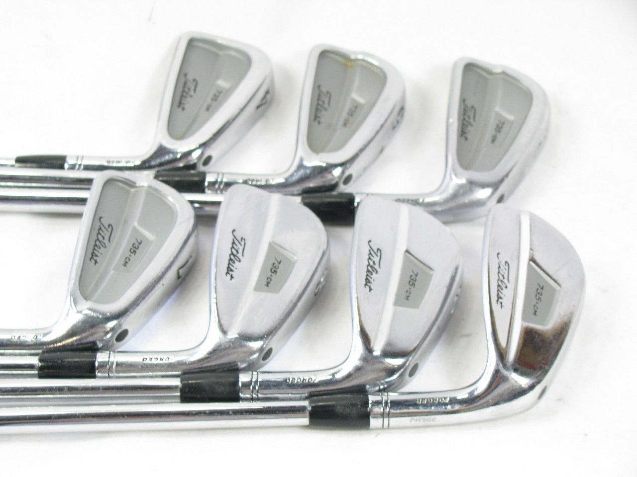 Titleist 735.CM Forged Chrome iron set 4-PW w/ Steel NS Pro Stiff