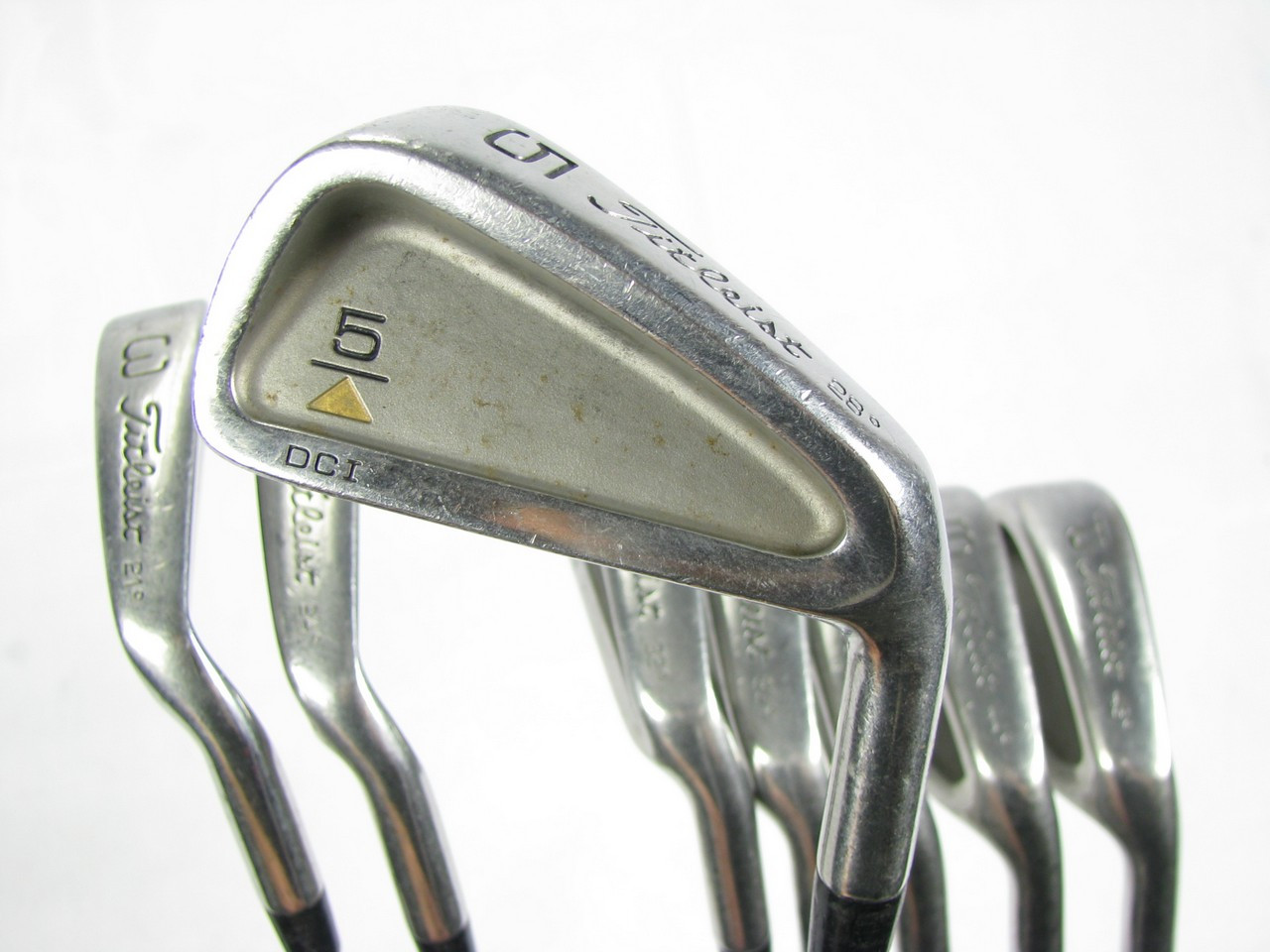 Titleist DCI Gold iron set 3-PW w/ Steel MS-209 Stiff Flex -1/2
