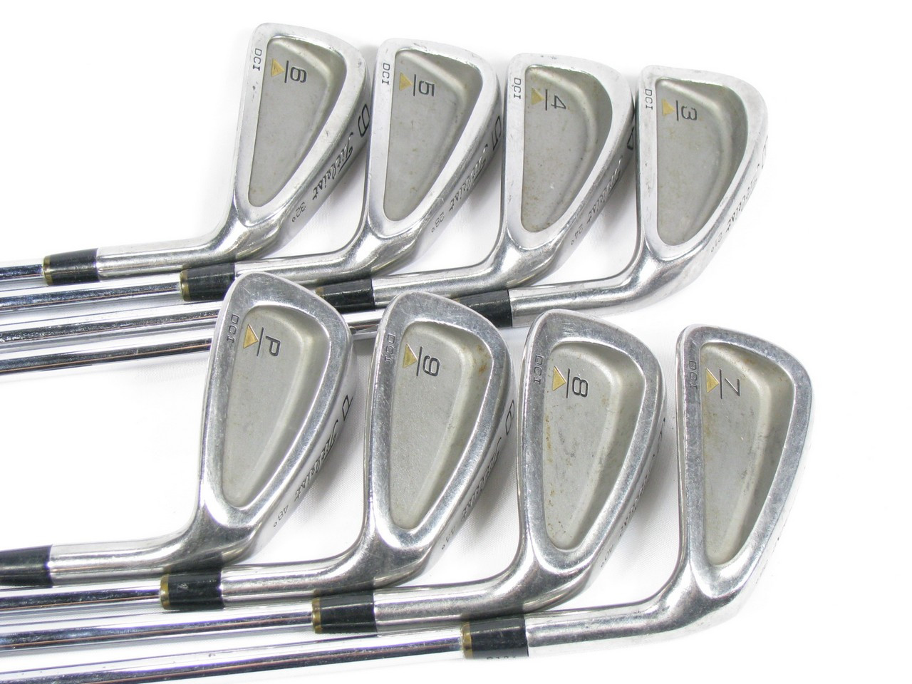 Titleist DCI Gold iron set 3-PW w/ Steel MS-209 Stiff Flex -1/2