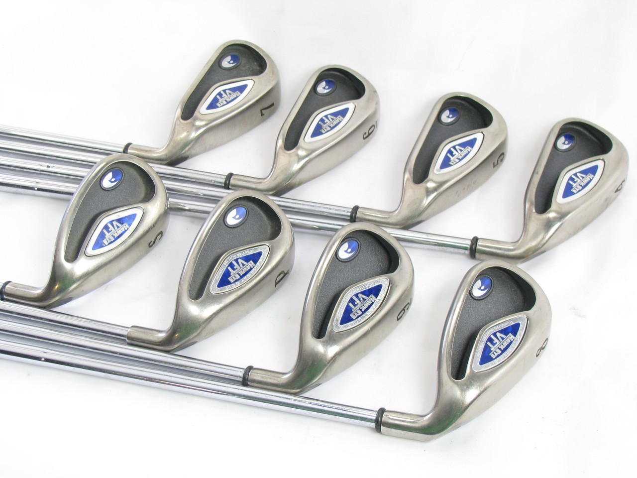 Callaway Hawk Eye VFT iron set 4-PW+SW w/ Factory Steel Uniflex