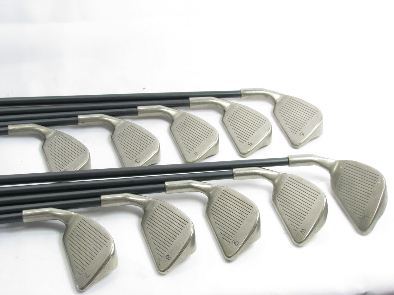 Ping ISI Nickel ORANGE DOT Iron Set 2-PW+LW w/ Graphite U44 Senior