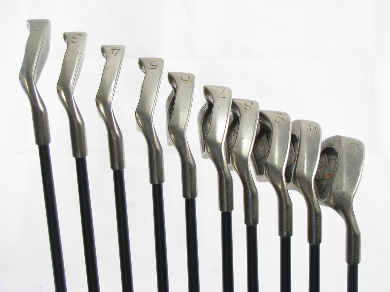 Ping ISI Nickel ORANGE DOT Iron Set 2-PW+LW w/ Graphite U44 Senior