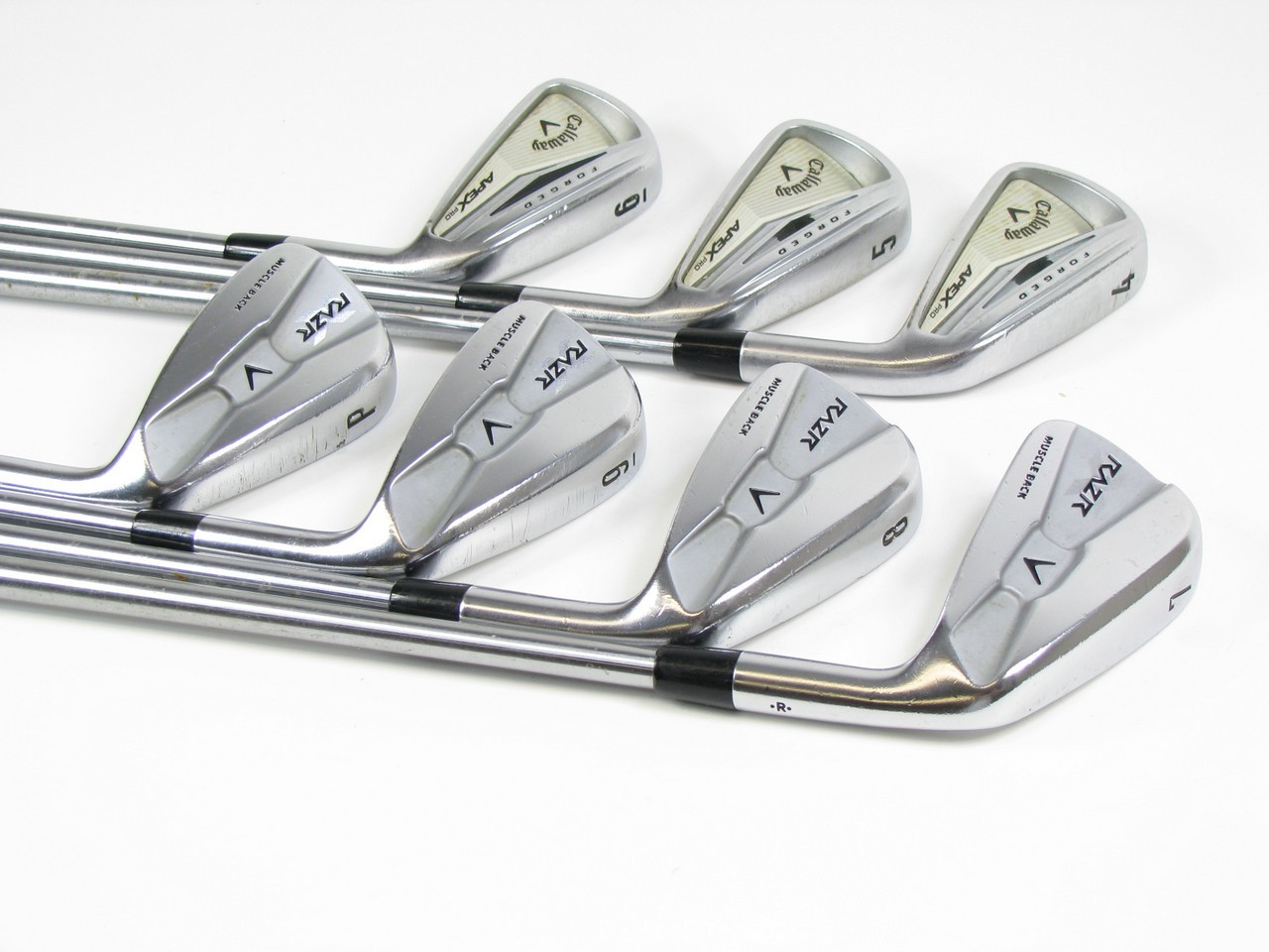 Callaway Combo Apex Pro/RAZR X MB Iron Set 4-PW w/Project X PXi