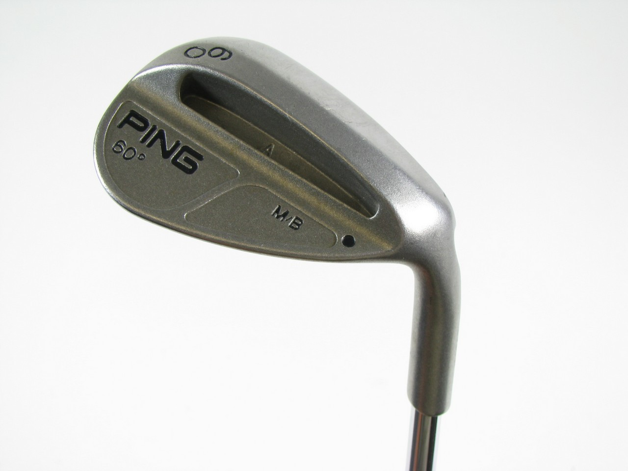 Ping M/B BLACK DOT Lob Wedge 60* w/Steel Stiff Flex MISSING INSERT