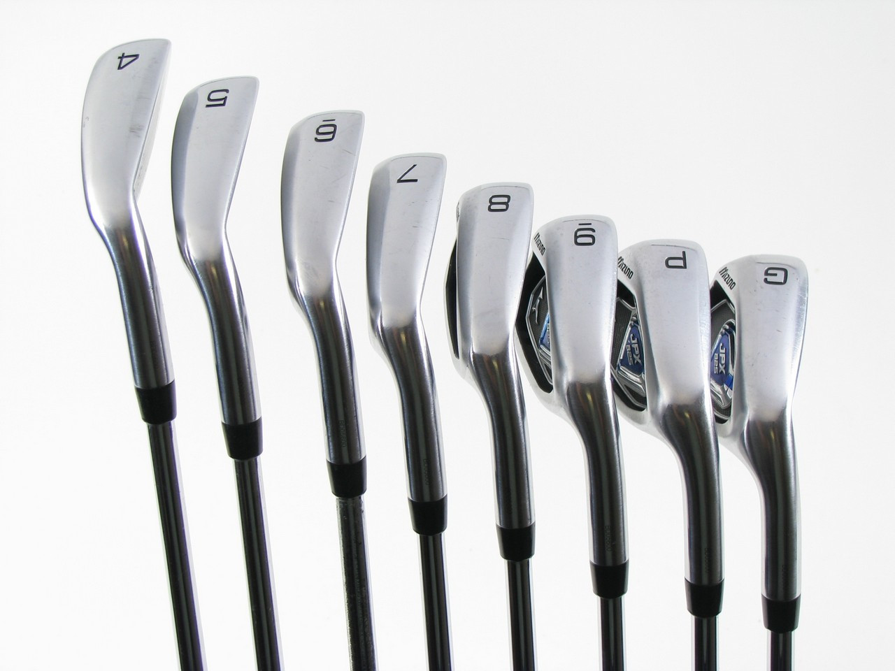 Mizuno JPX 825 iron set 4-PW+GW w/ Steel Dynamic Gold XP S300 +1/4