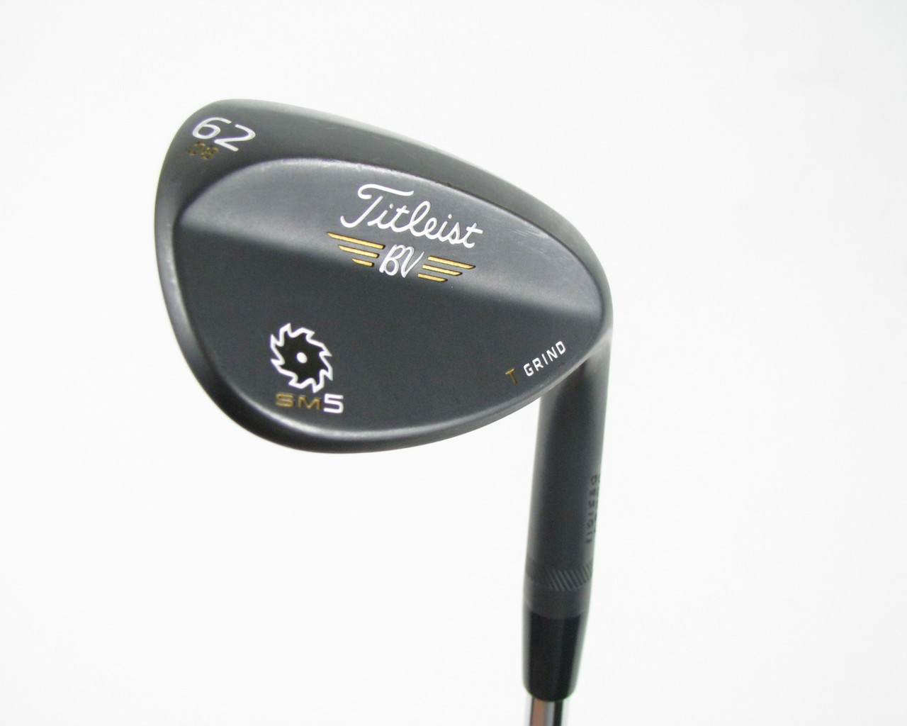 Titleist Vokey SM5 T-Grind Raw Black Lob Wedge 62* 62-08 w/ Steel