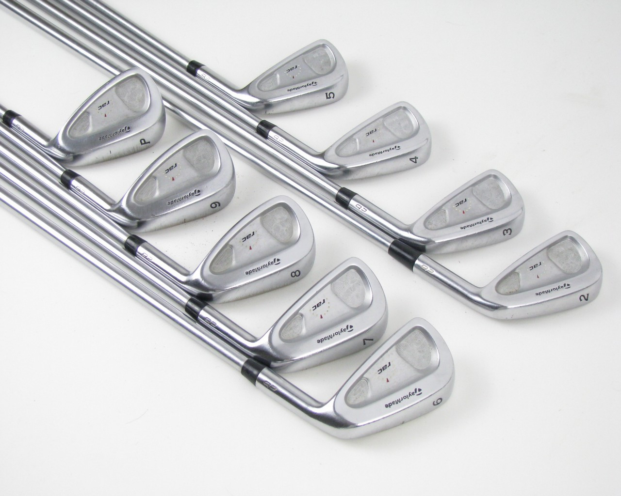 TaylorMade RAC Forged CB TP iron set 2-PW w/ Project X Rifle Satin