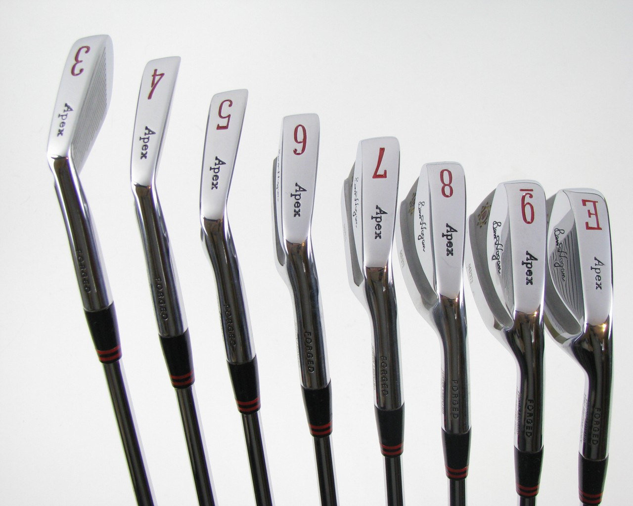 Ben Horgan Apex アイアンセット 8本 Ben Hogan Justin Leonard 1997 British Open LIMITED 43 of 272 Apex