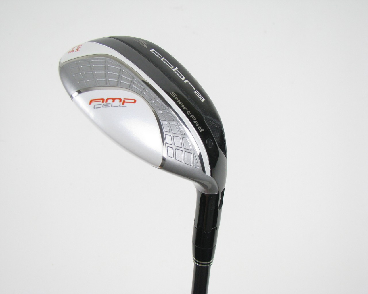 Cobra Amp Cell Silver Hybrid 3-4 w/ Graphite Stiff Flex +Headcover