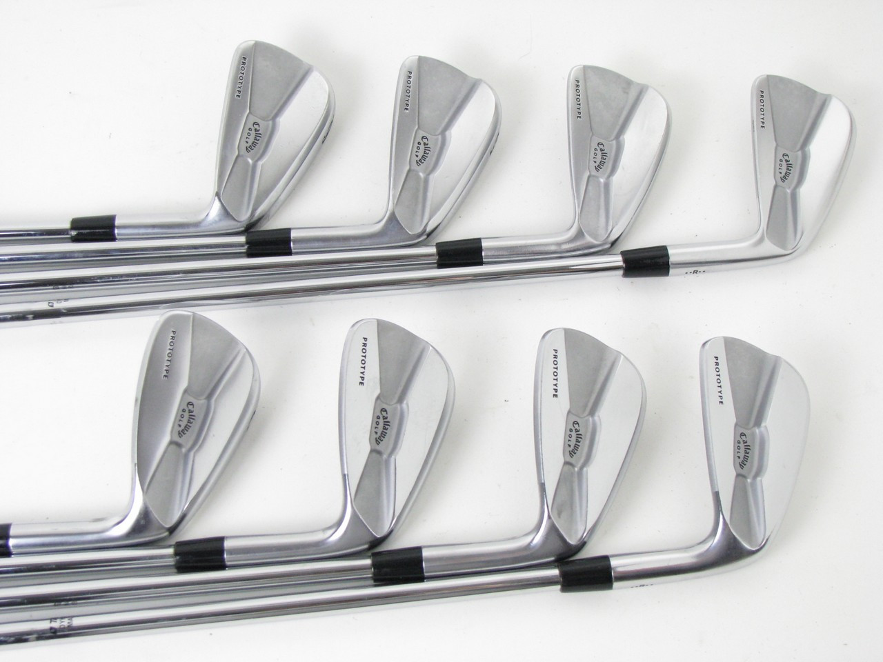 TOUR ISSUE Callaway X Prototype Quad Dot ..R.. iron set 3-PW w 