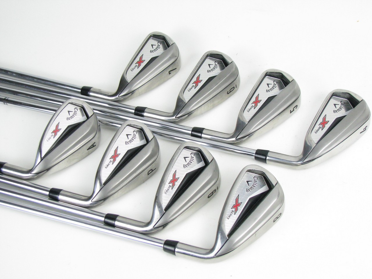 Callaway X Series N415 iron set 4-PW+AW w/ Steel Uniflex (Out of  display picture 1