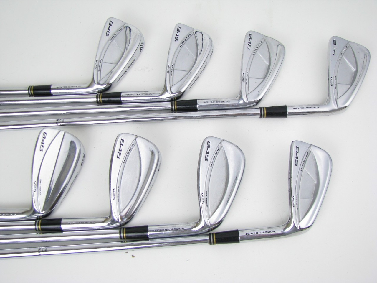 Tommy Armour 845 Evo Cavity V-25 iron set 3-PW w/ Steel Dynamic