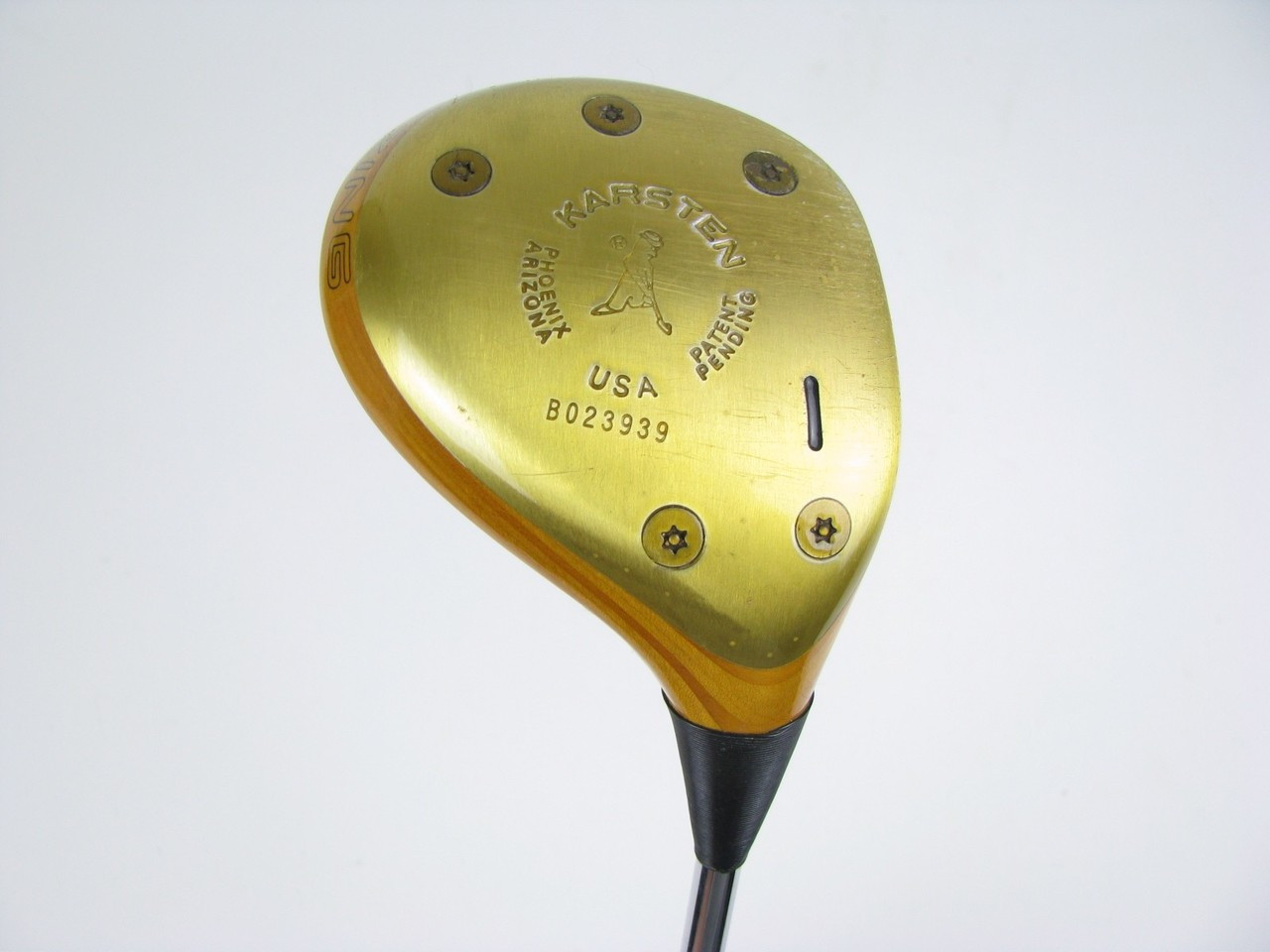 Ping Zing Karsten Blonde Driver w/ Steel KT-M VERY GOOD (Out of