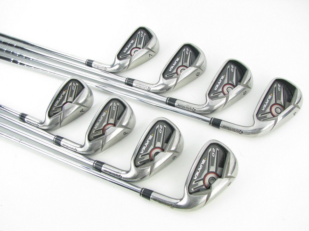 TaylorMade Burner 2.0 iron set 4-PW+AW w/ Steel Regular Flex (Out