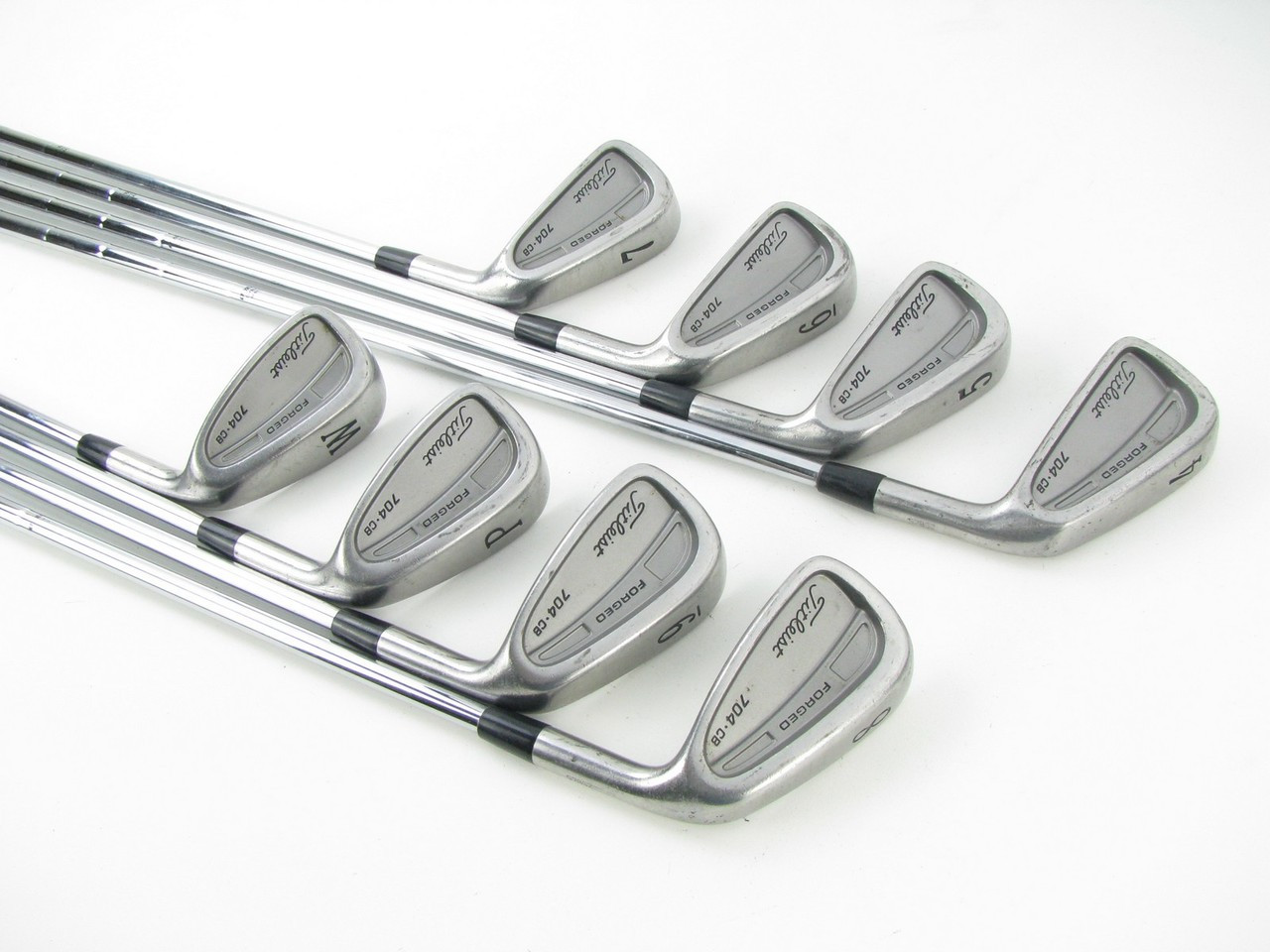 Titleist 704 CB iron set 4-PW+GW w/ Steel Dynamic Gold R300 