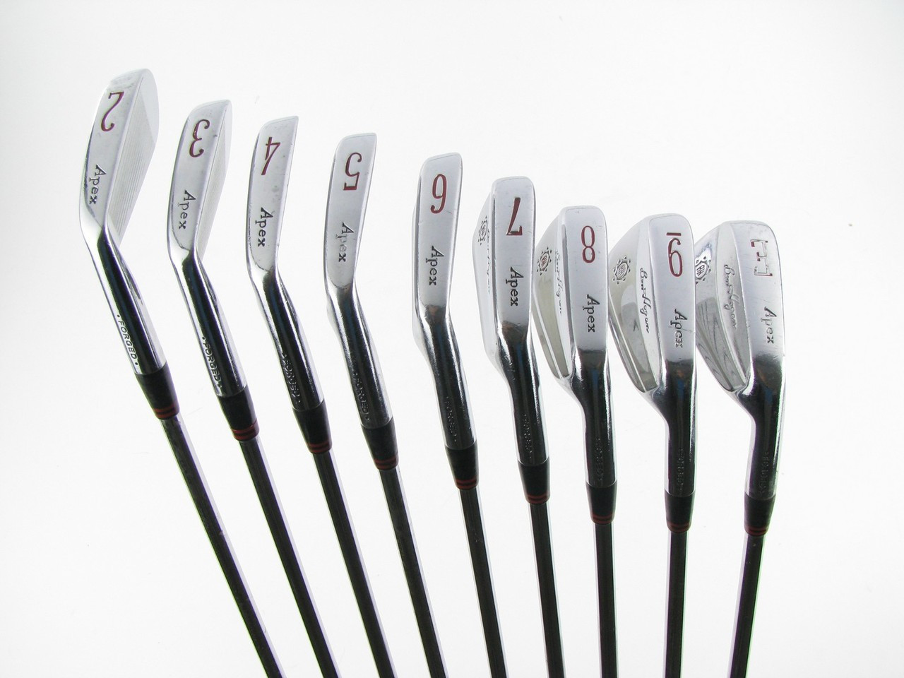 Ben Hogan Apex 1999 Forged Blade iron set 2-PW w/ Rifle Tour
