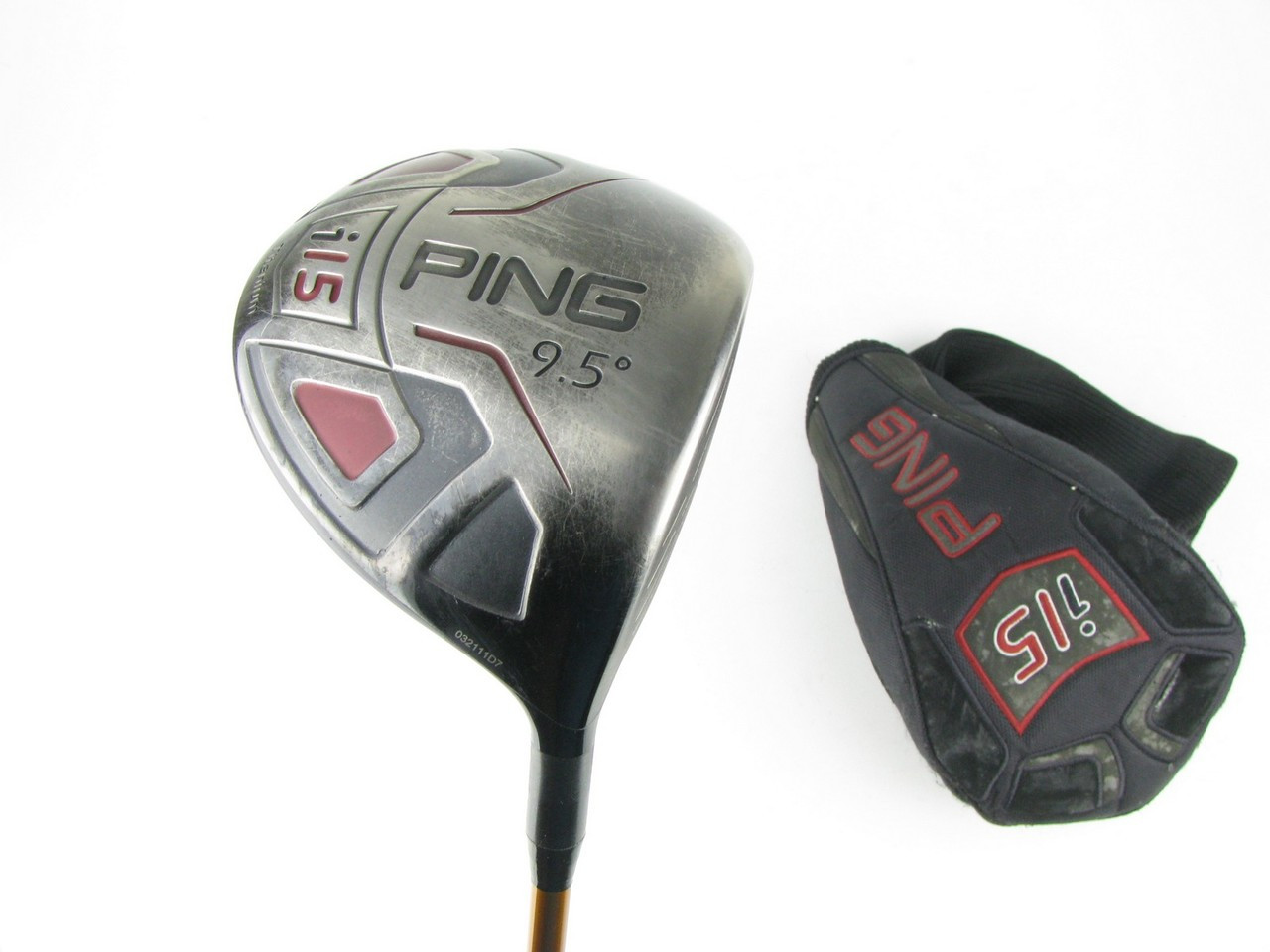 Ping i15 Driver 9.5 Degree w/ Aldila NVS 65 Stiff +Headcover (Out 