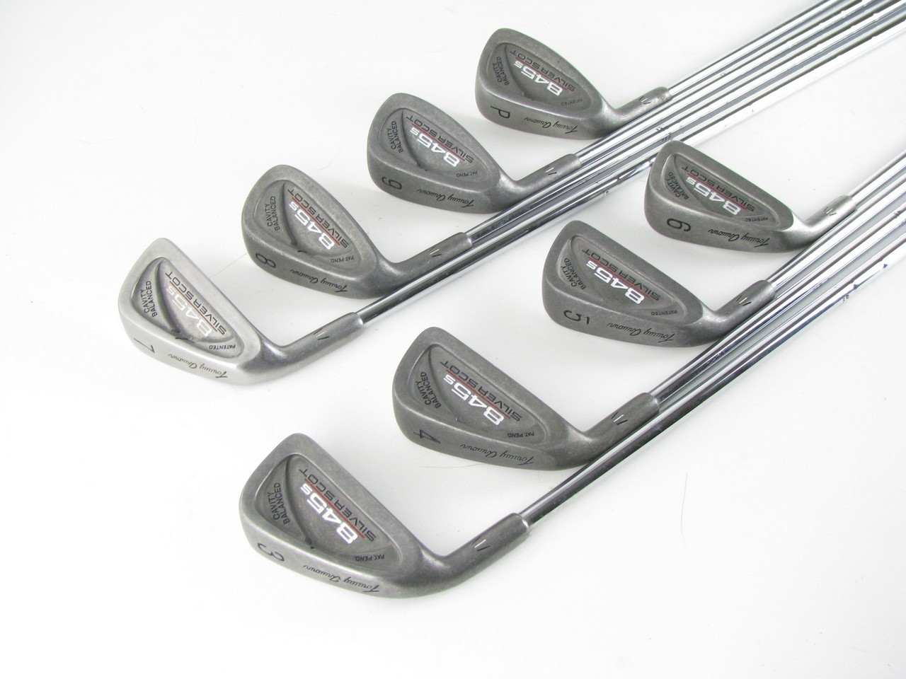 LEFT HAND Mint Tommy Armour Silver Scot 845s iron set 3-PW w