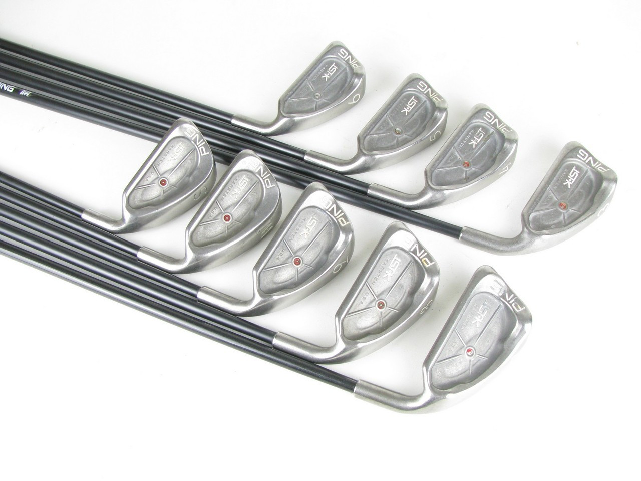 Ping ISI-K RED DOT iron Set 3-PW+SW MATCHING SERIALS w/ Graphite