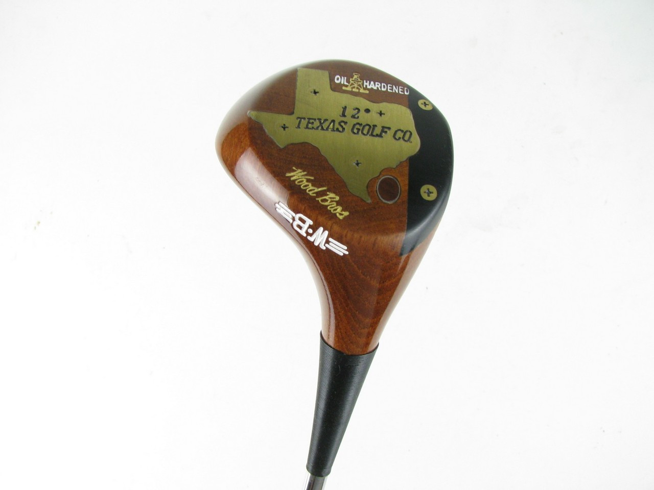 MINT Wood Bros Texas Golf Oil Hardened Driver 12* + WOOD BROTHERS